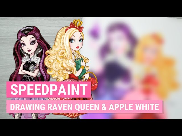 How to Draw Raven Queen step by step Chibi - Ever After High 