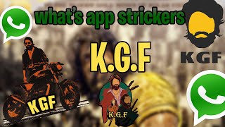 k.g.f chapter 1 movie whatsapp sticker collection free download -whats app stickers -k.g.f screenshot 3