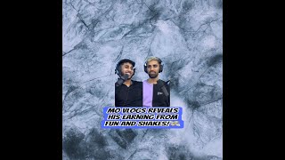 Celebrity Mo Vlogs Reveals his Earning from Fun and Shakes!💸 #shorts Wealth