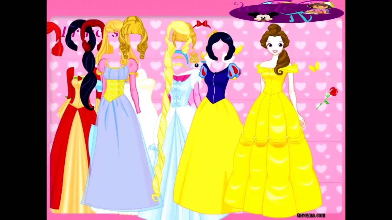 Disney Games Disney Princess Dress Up Game YouTube