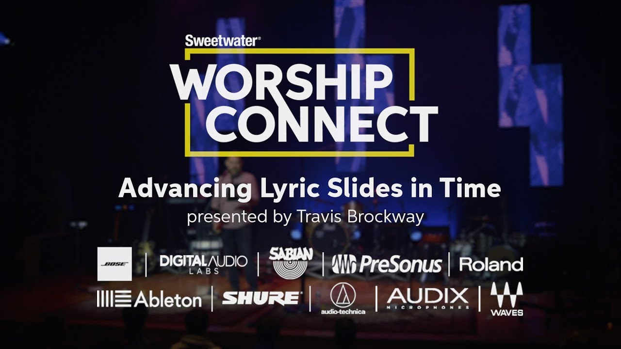 Advancing Lyric Slides in Time presented by Travis Brockway
