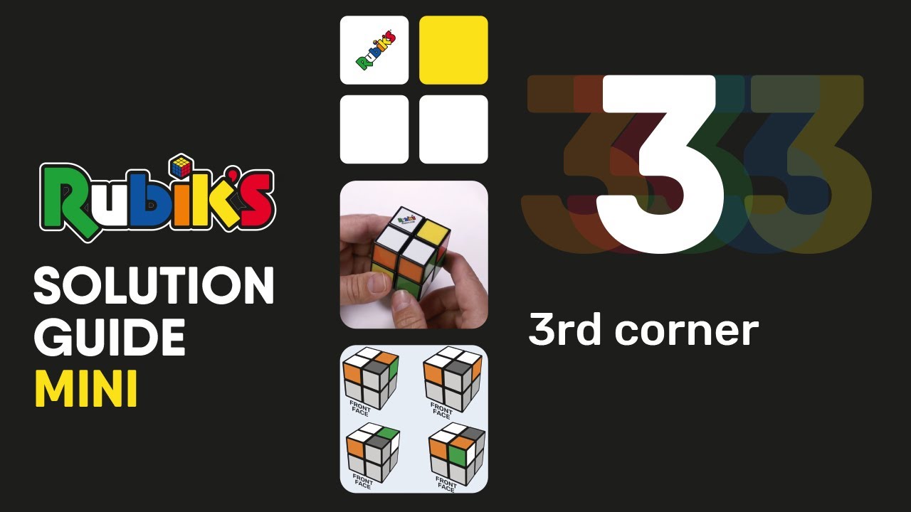 Mini 3x3 Rubiks Cube T-24