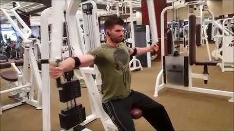 AllStrengthTraining.com: Machine Flye & Pec Minor Dip Superset