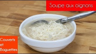 Soupe aux oignons - recette 1930 - Couverts et Baguettes