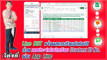 Line BOT | แจ้งผลการเรียนอัตโนมัติด้วยเลขประจำตัวนักเรียนผ่าน App Line  By【 โค้ชตี๋ IT ReviewApp 】