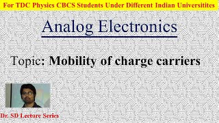 Mobility of charge carriers