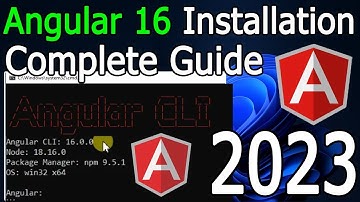 Angular 16 installation step @Angular #angular