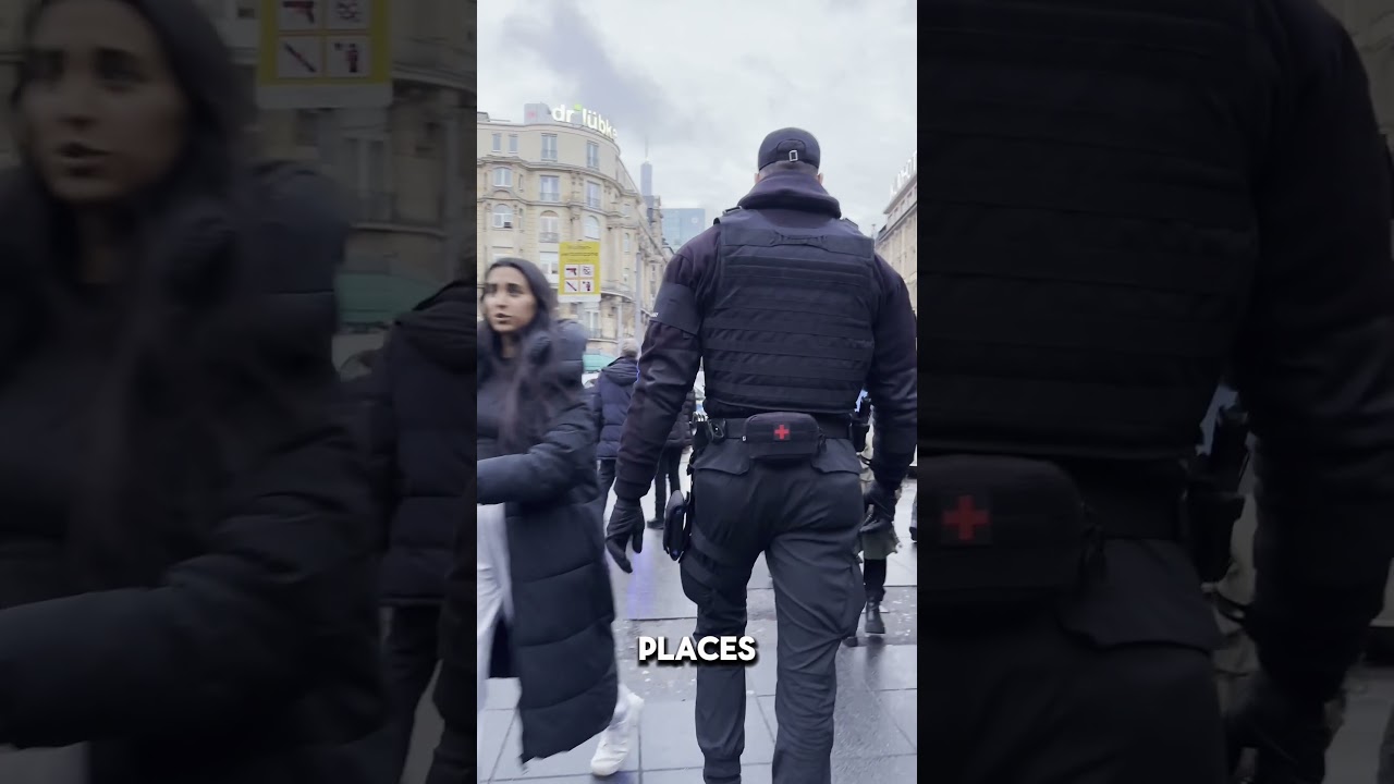 The World's Tallest Police Officer !! 😱😱 Cred on TikTok : @issam_talha 