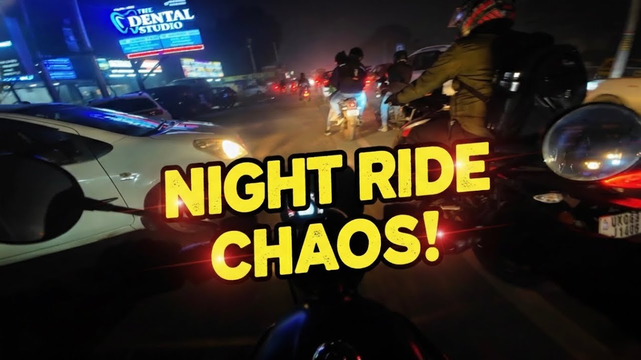Night Ride Chaos! Captured POV ride through DJI Action 4 | Part 3 Kainchi Dham Trip