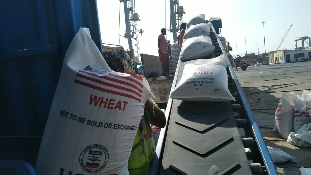 IMGS rapidpack bagging machine.           Berbera operation.