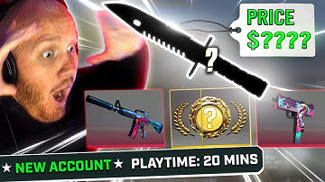 PULLING RAREST KNIFE ON NEW CS ACCOUNT