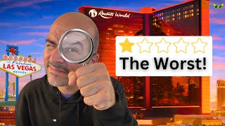 Is This THE WORST Hotel In Vegas? We Tested One Star Reviews At Resorts World! 