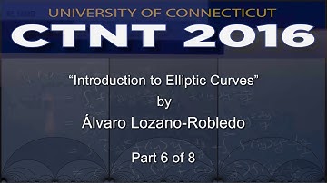 Introduction to Elliptic Curves - Part 6 of 8