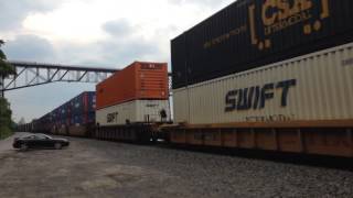 CSX Intermodal Train Highland NY