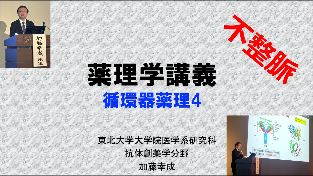 循環器薬理4(2026年薬理学講義・まとめ編):不整脈