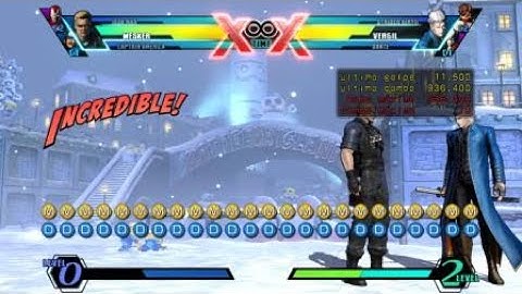 UMvC3 Wesker into Cap America raw tag combo concept ft Ironman