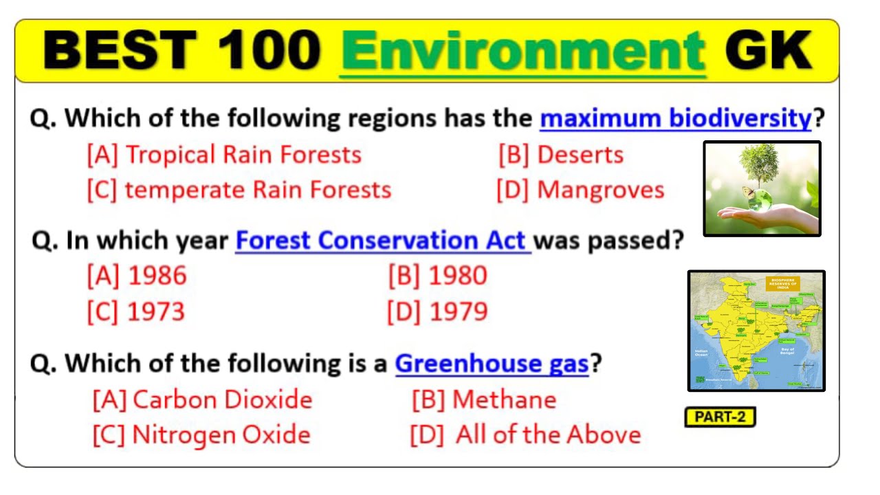 Important for SSC EXAMS, RRB GROUP D 2025 | ENVIRONMENT & ECOLOGY | Part-2 |  @gk.central