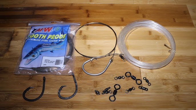Shark Fishing Leader Review: Float, Rattle and Cable Leaders (Tackle  Tuesday #1) 
