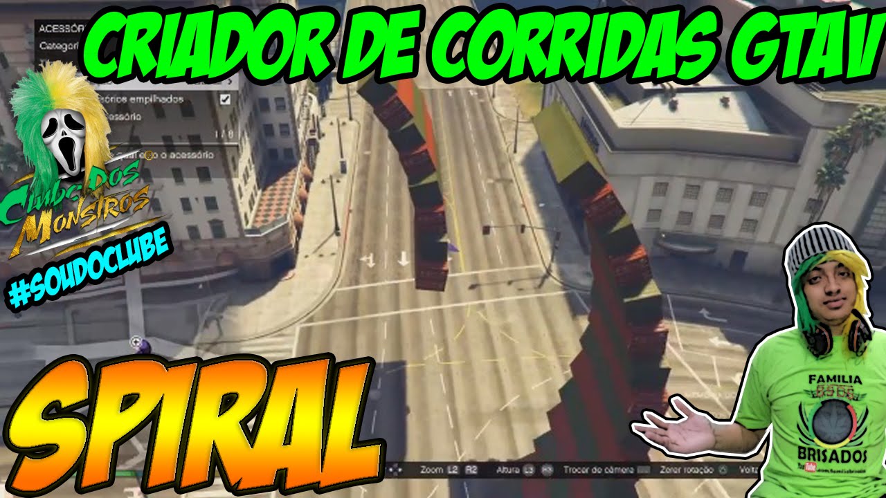 APRENDA A FAZER CORRIDAS NO GTA V ( TUTORIAL SPIRAL ) #SOUDOCLUBE dlcl stanford