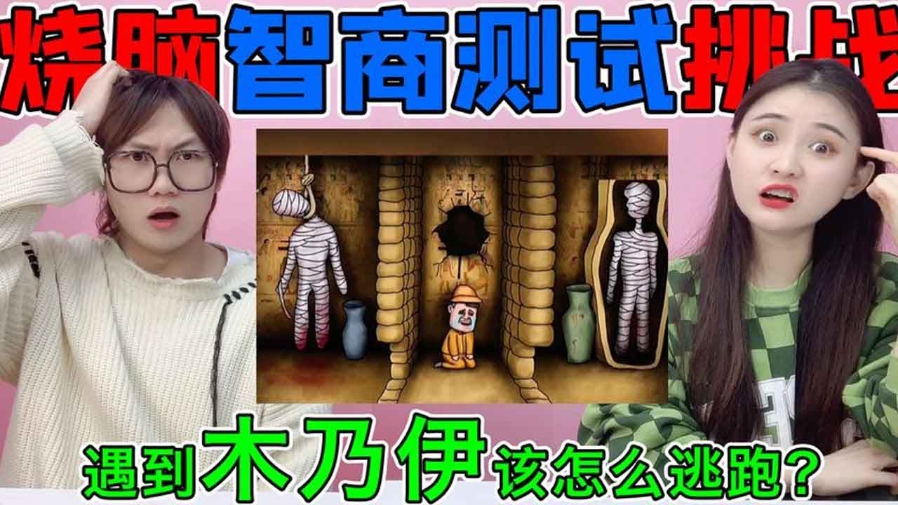 【烧脑智商测试合集】金字塔中遇到“木乃伊”怎么逃走？向左向右都危险