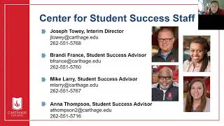First in the Family Virtual Session: Advising 101
