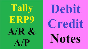 Debit  Credit Notes Activation  in Tally ERP9 | Debit  Credit Notes set up  in Tally ERP9