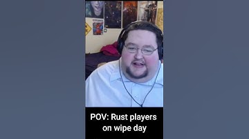 RUST PLAYERS ON WIPE DAY #gaming #rust #rustshorts #shortvideo #vairal #shorts #short