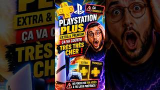 LE PLAYSTATION PLUS EXTRA ET PREMIUM AUGMENTE, ÇA VA COÛTER TRÈS CHER 😨 #playstation  #ps5