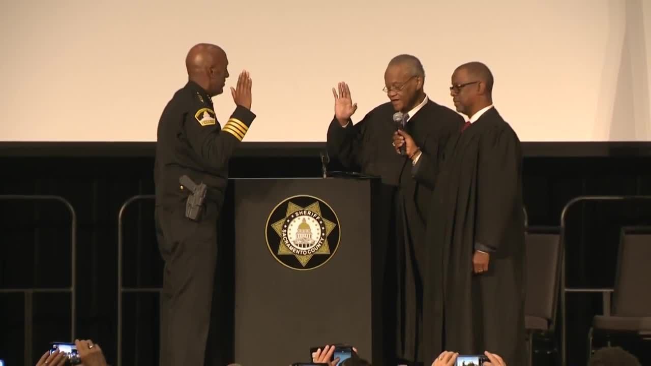 Jim Cooper sworn in as Sacramento County sheriff - YouTube