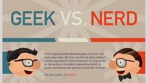 The Geek vs. Nerd Debate
