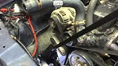 Jeep Wrangler TJ - Alternator Replacement - Autozone Goofs - YouTube