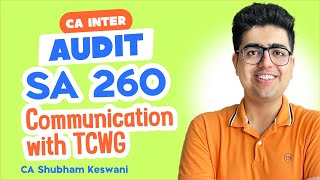 SA 260 Revision | CA Inter Audit | CA Shubham Keswani (AIR 8)