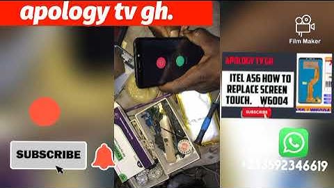 To replace a touch, How to fix Itel a56 screen & touch  💯 working