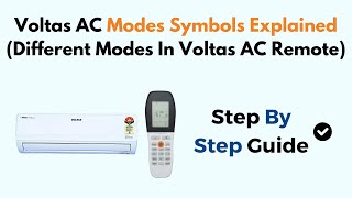 Voltas AC Modes Symbols Explained (Different Modes In Voltas AC Remote) screenshot 4