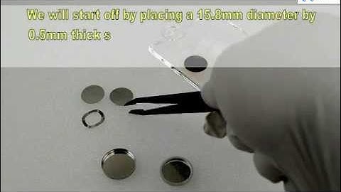 Coin Cell Assembly Steps 【MTI Corporation】