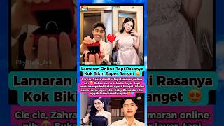 Cie Cie, Momen Lamaran Online Zahra Dan Ebi Jadi Sorotan 🥰 #zahrada7 #indosiar #zahby