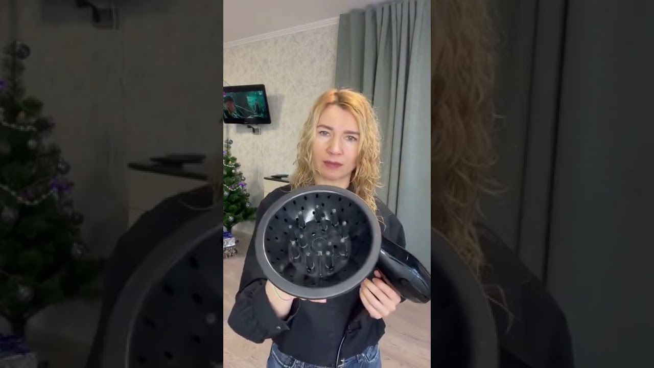 Как использовать диффузор #укладкаволос #диффузор #стайлинг #парикмахер