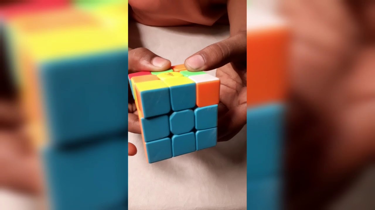 HOW TO SOLVE A CUBE PART 3 HOW TO PUT SECOND ROW IN A CUBE EASY 