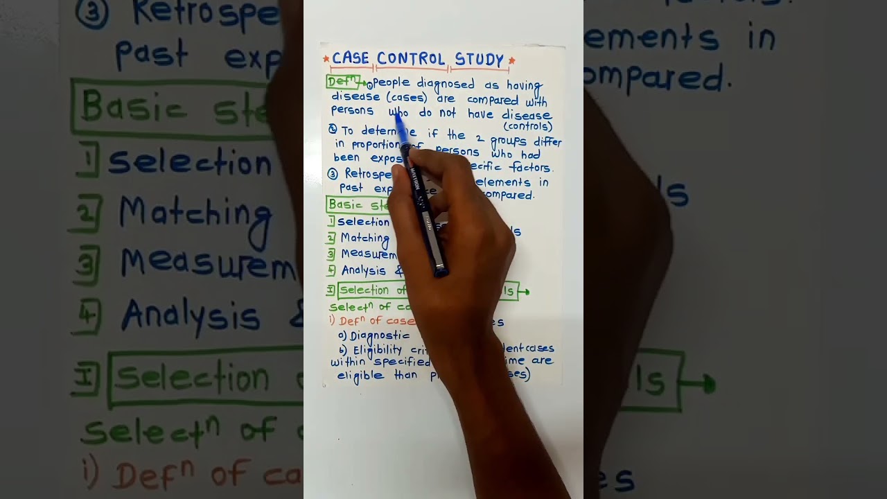 case control study part 1 || PSM || 