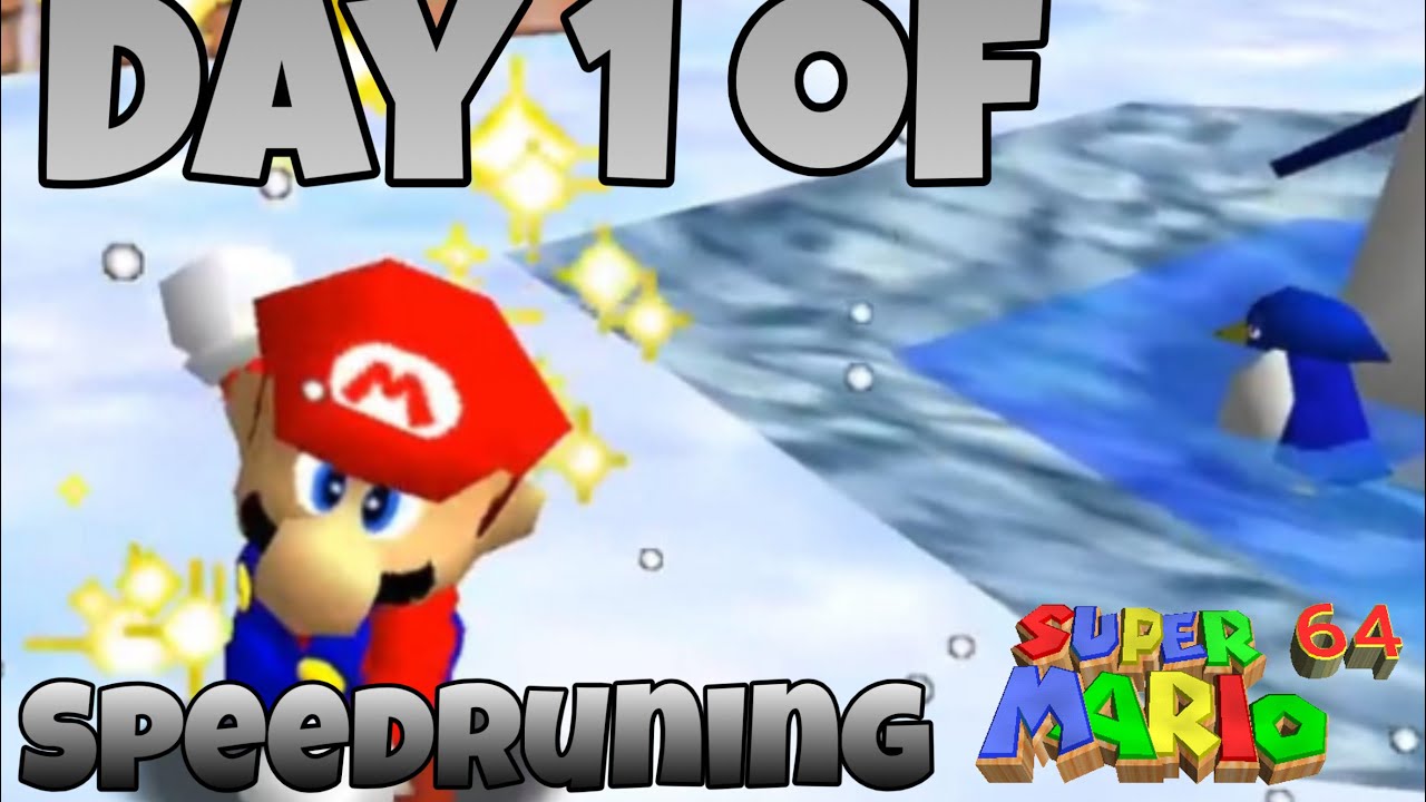 mario 64 speedrunning day 1