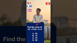 Find the value of :  #quiz #puzzle #shorts #shortsfeed #ytshorts