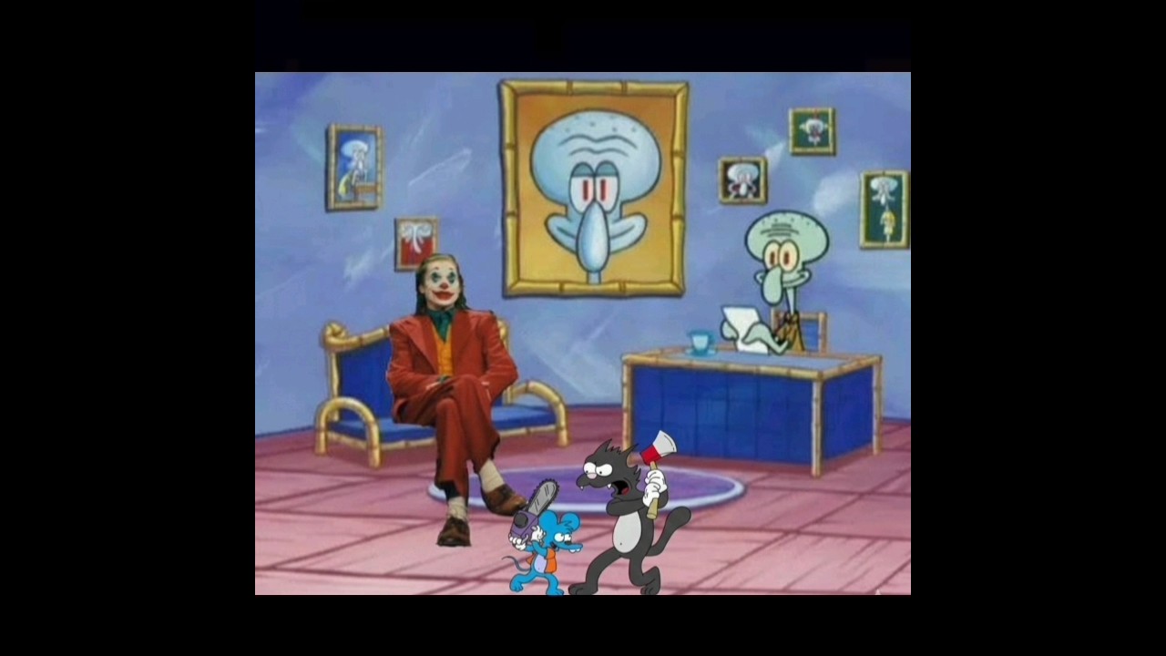 Joker sends Scratchy to Jesus & Itchy sends Joker to Jesus #shorts #joker #simpsons