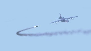 Today, Ukraine shot down Russian Su-25 fighter jets with javelin missiles | Arma 3