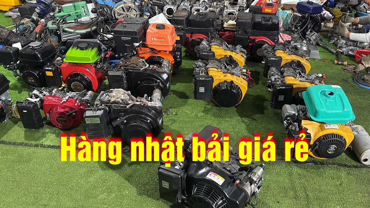 Cơ khí máy nổ lên hàng nhât bải mới về 12.5 hp cốt thẳng tua 3600