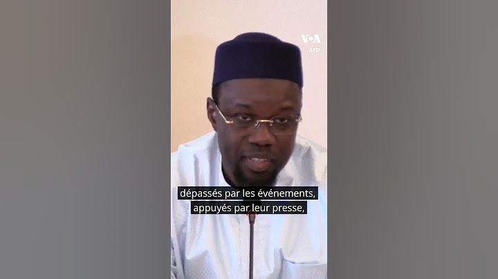 Ousmane Sonko l'assure : "Pas de motion de censure" contre le gouvernement sénégalais