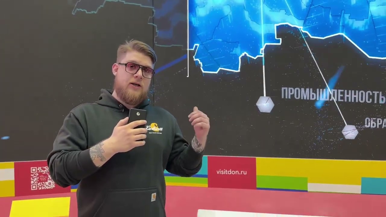 Интерактивная карта для павильона Ростовской Области на выставке Россия от GUTOR PRODUCTION!