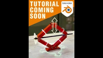BLENDER RIGGING TUTORIAL COMING SOON - Car Jack #b3d #blender #blender3d #rigging #3danimation