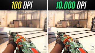 Así AFECTAN los DPI ALTOS Y BAJOS de un MOUSE GAMER tu GAMEPLAY | Comparando 100 DPI vs 10.000 DPI