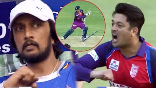 A Serious Fight Between Jisshu And Sudeep | Semi-Finals | CCL 2016 screenshot 4