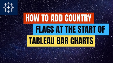 How to add country flags at the start of Tableau bar charts